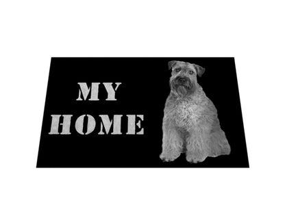Fußmatte "Soft Coated Wheaten - MY HOME" – hunde-shirt.de