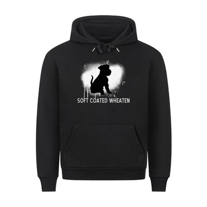 Premium Hoodie "Soft Coated - Brush" Schwarz – hunde-shirt.de