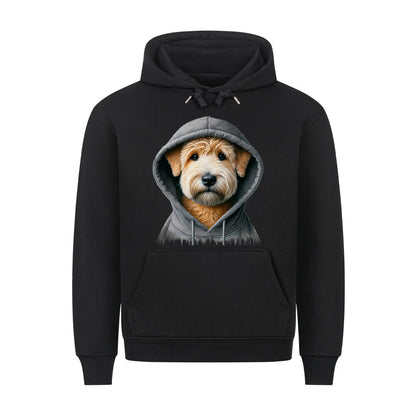 Premium Hoodie "Soft Coated - Hooded" Schwarz – hunde-shirt.de