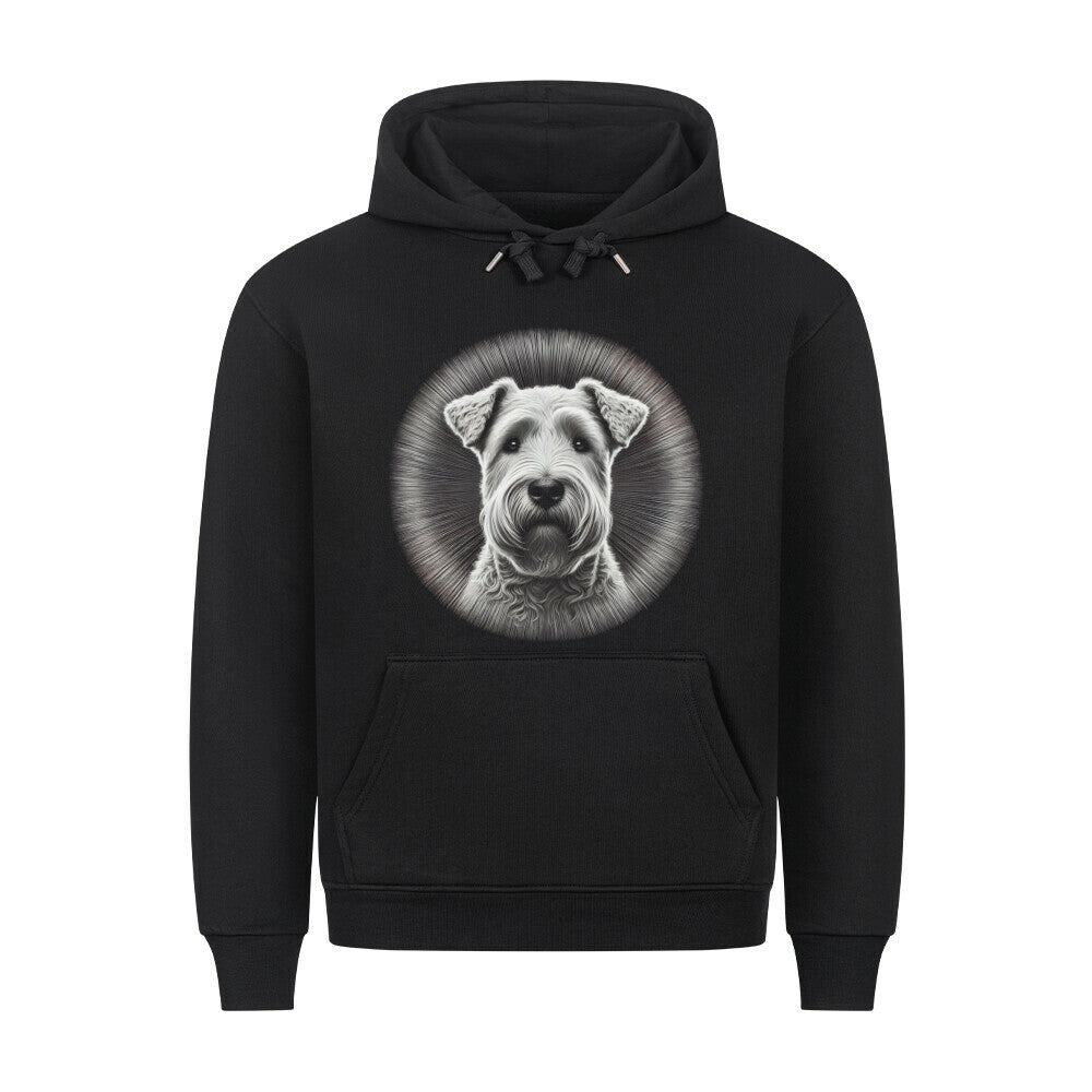 Premium Hoodie "Soft Coated - Shine" Schwarz – hunde-shirt.de