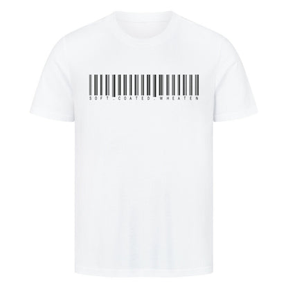 Premium T-Shirt "Soft Coated - Scan" Weiß – hunde-shirt.de