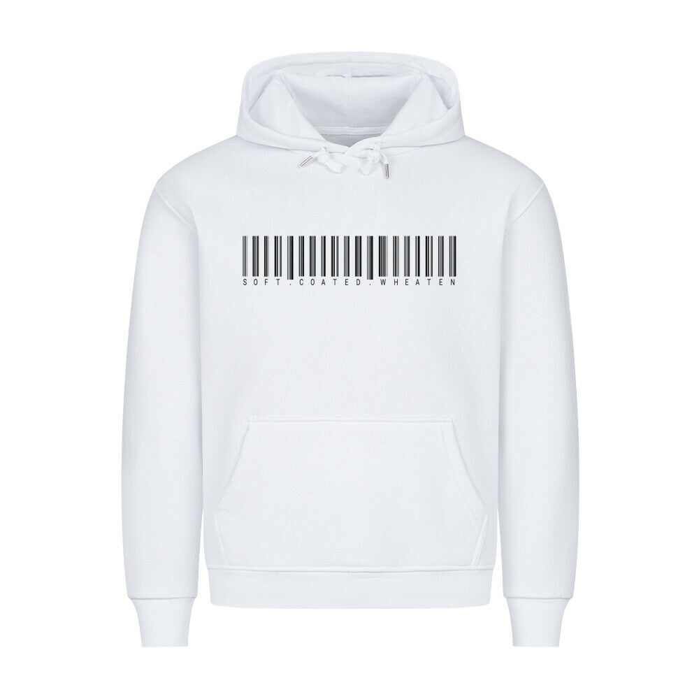 Premium Hoodie "Soft Coated - Scan" Weiß – hunde-shirt.de