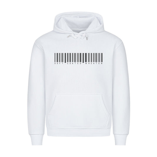 Premium Hoodie "Soft Coated - Scan" Weiß – hunde-shirt.de