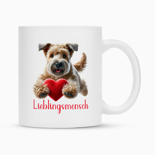 Tasse "Soft Coated - Lieblingsmensch" Weiß – hunde-shirt.de