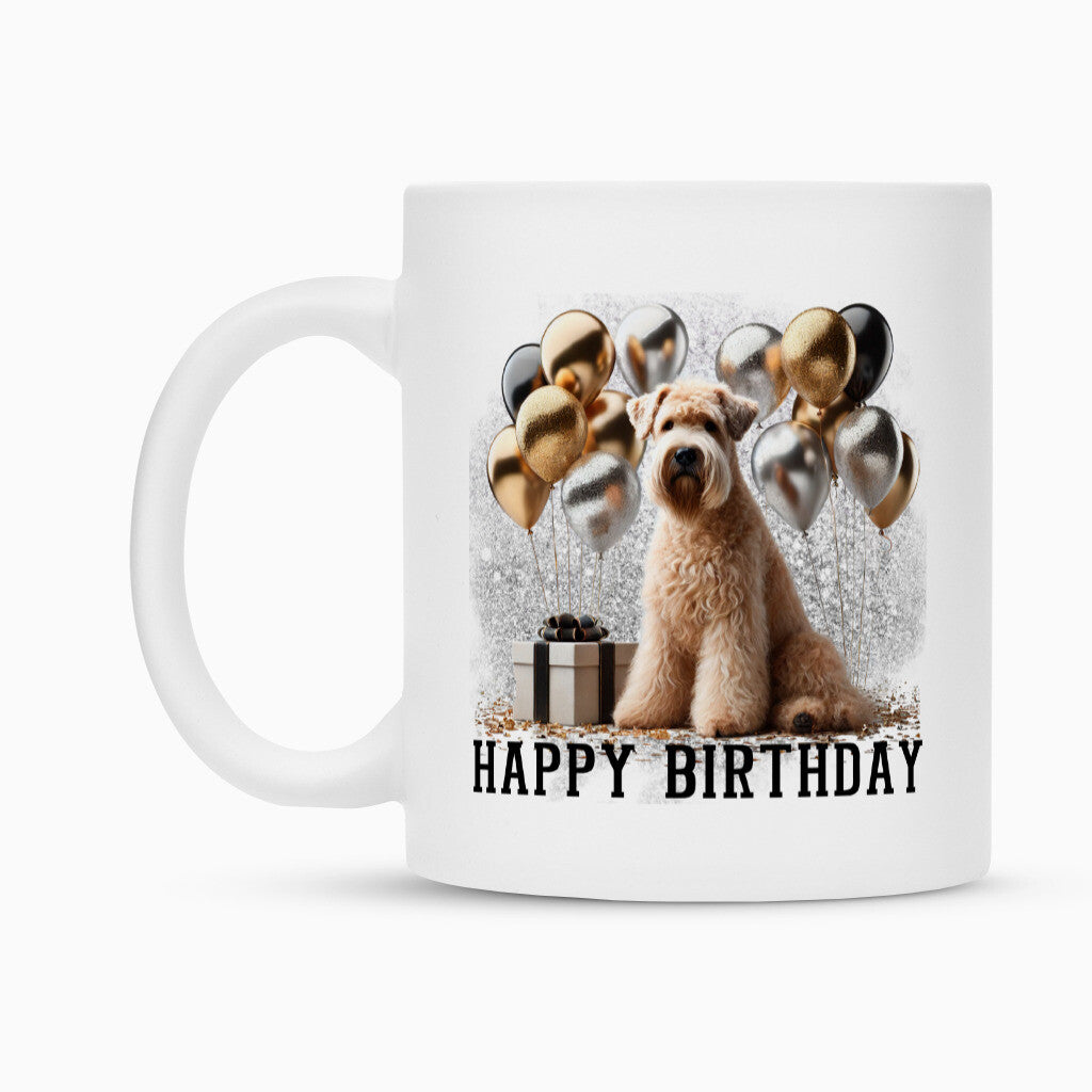 Tasse "Soft Coated - Happy Birthday" – hunde-shirt.de