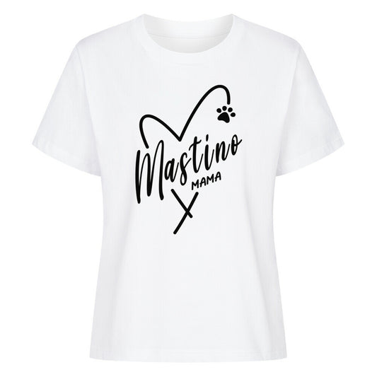 Premium Damen-Shirt "Mastino - Mama" Weiß – hunde-shirt.de