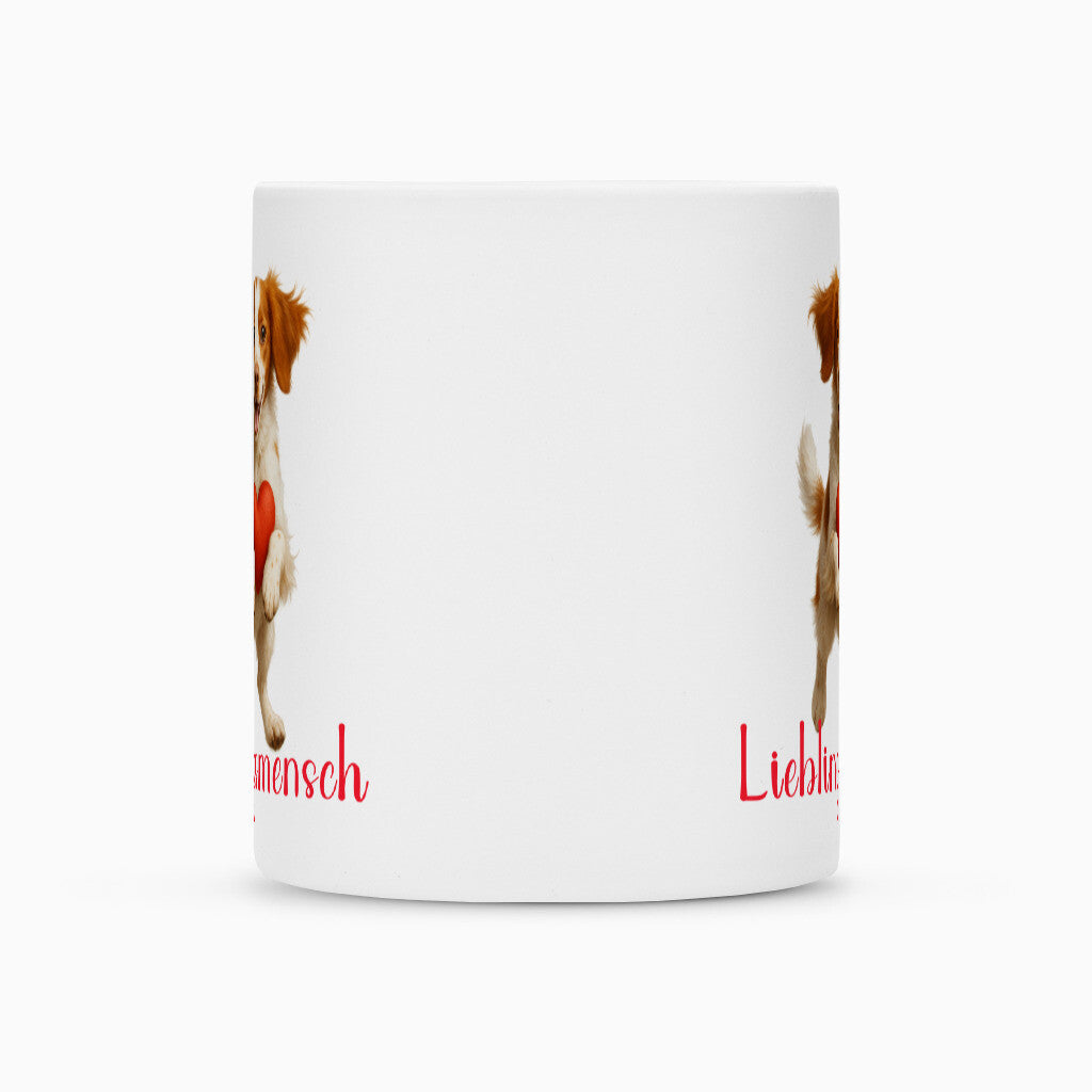 Tasse "Brittany Spaniel - Lieblingsmensch" – hunde-shirt.de