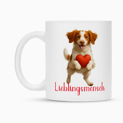 Tasse "Brittany Spaniel - Lieblingsmensch" – hunde-shirt.de