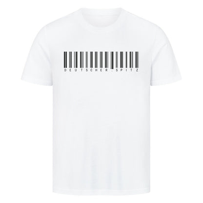 Premium T-Shirt "Deutscher Spitz - Scan" Weiß – hunde-shirt.de