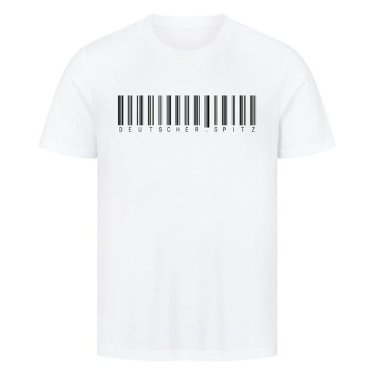 Premium T-Shirt "Deutscher Spitz - Scan" Weiß – hunde-shirt.de