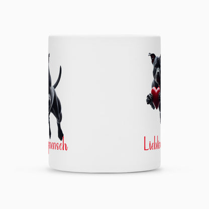 Tasse "Staffordshire - Lieblingsmensch" – hunde-shirt.de