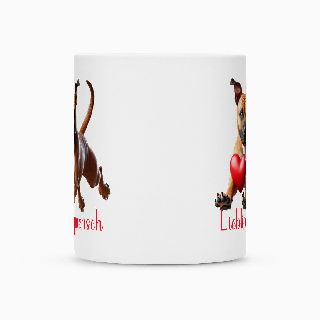 Tasse "Staffordshire - Lieblingsmensch II" – hunde-shirt.de