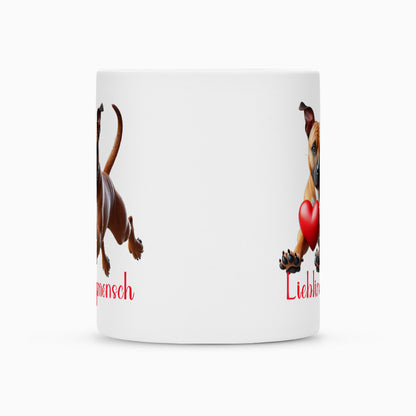 Tasse "Staffordshire - Lieblingsmensch II" – hunde-shirt.de