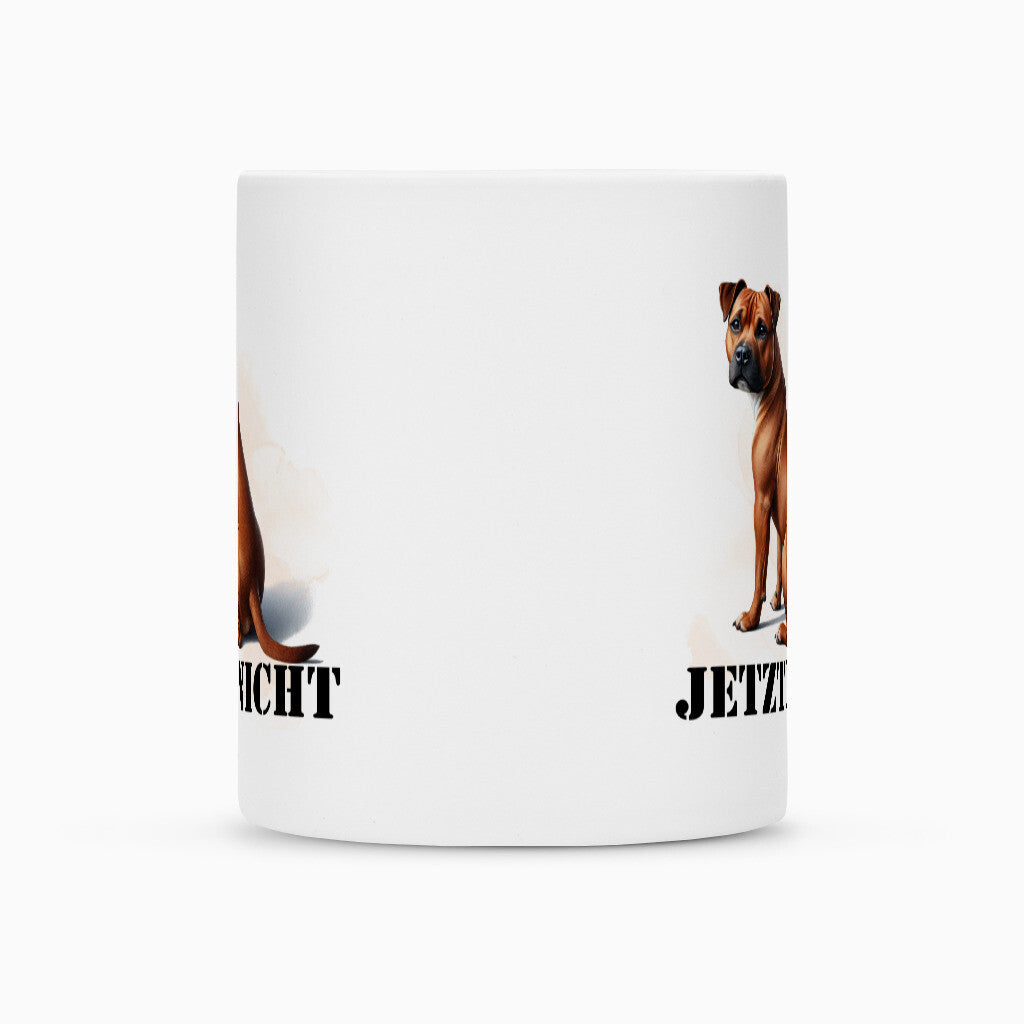 Tasse "Staffordshire hell - JETZT NICHT" – hunde-shirt.de
