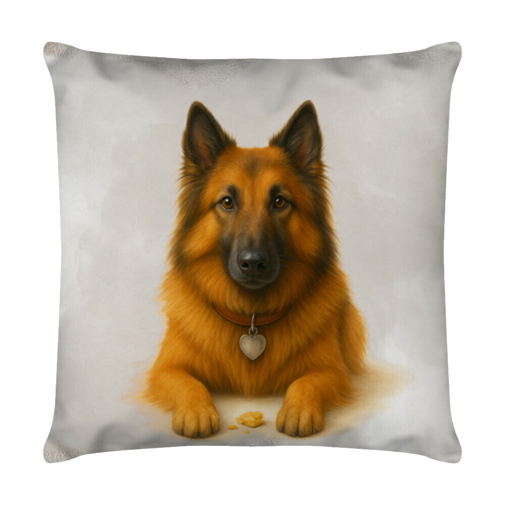 Kissen "Tervueren - Relax" Weiß – hunde-shirt.de