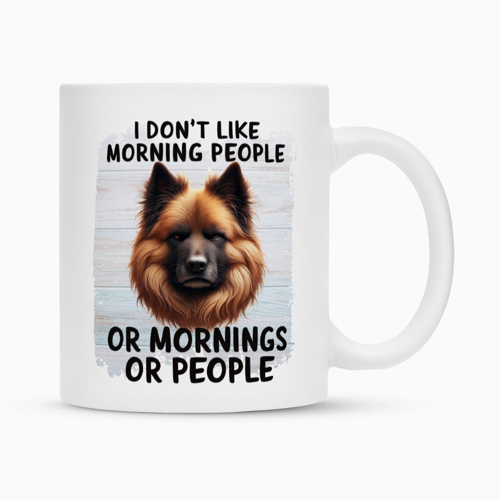 Tasse "Tervueren - Morning People" Weiß – hunde-shirt.de