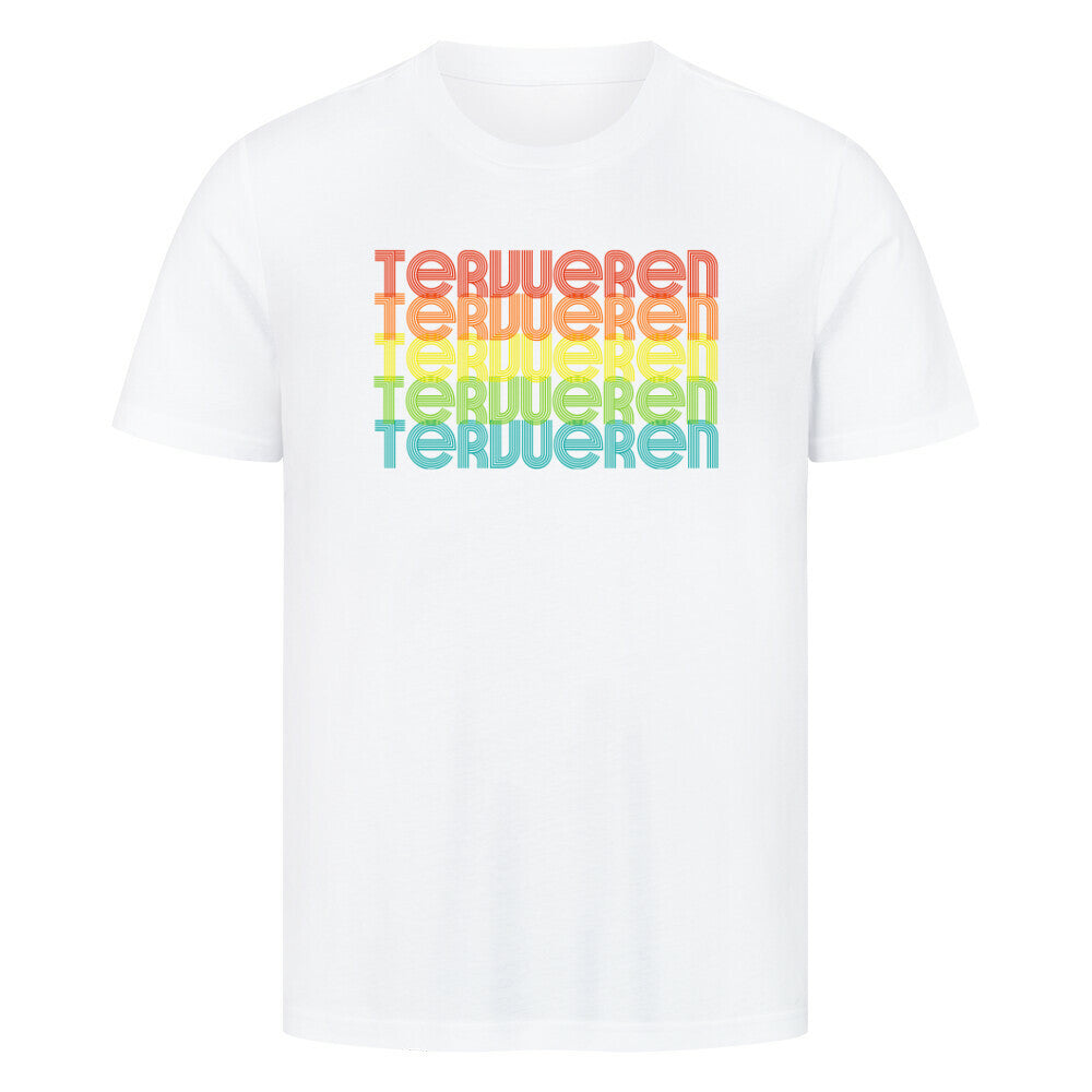 Premium T-Shirt "Tervueren - RETRO" Weiß – hunde-shirt.de