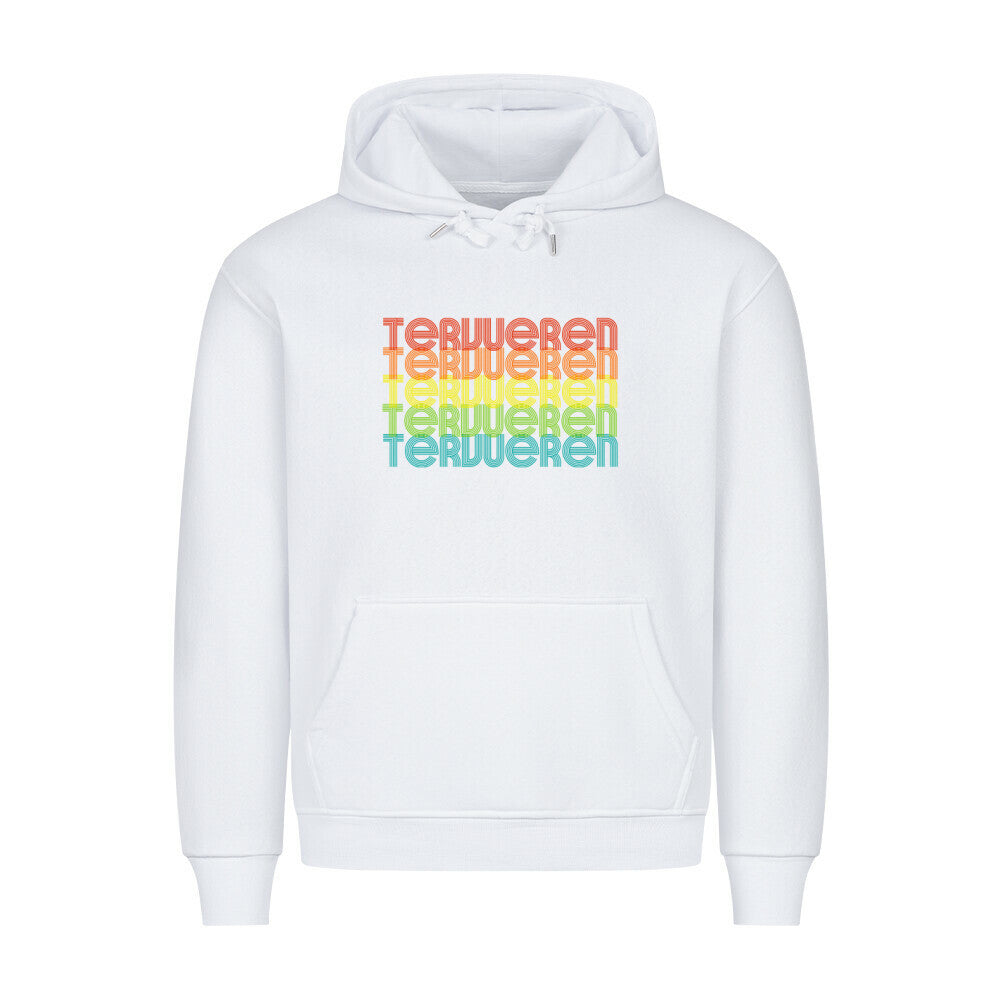 Premium Hoodie "Tervueren - RETRO" Weiß – hunde-shirt.de