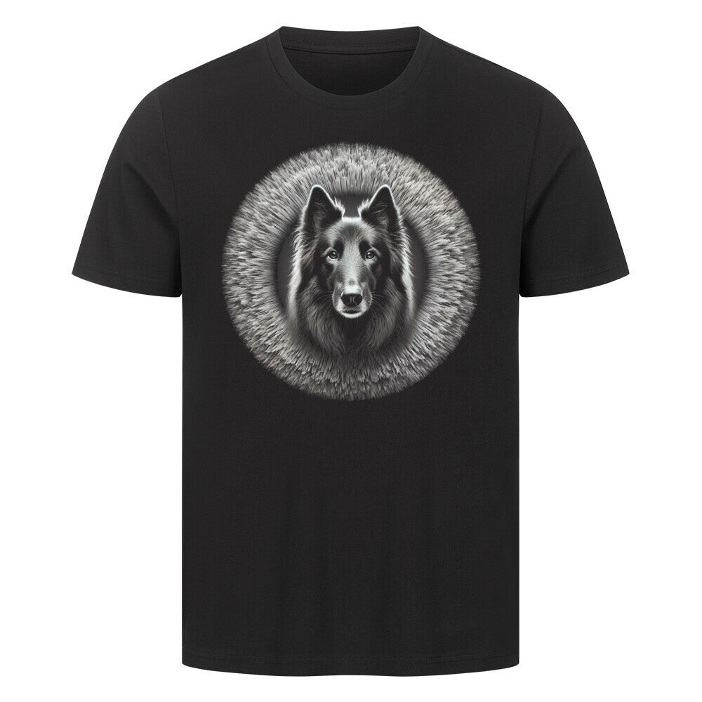 Premium T-Shirt "Tervueren - Bright" Schwarz – hunde-shirt.de