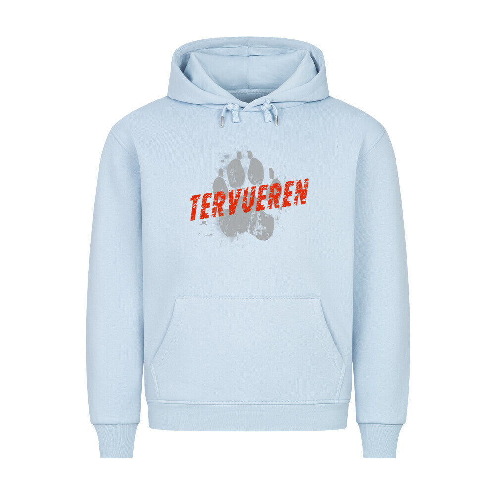 Premium Hoodie "Tervueren - PAW" Babyblau – hunde-shirt.de
