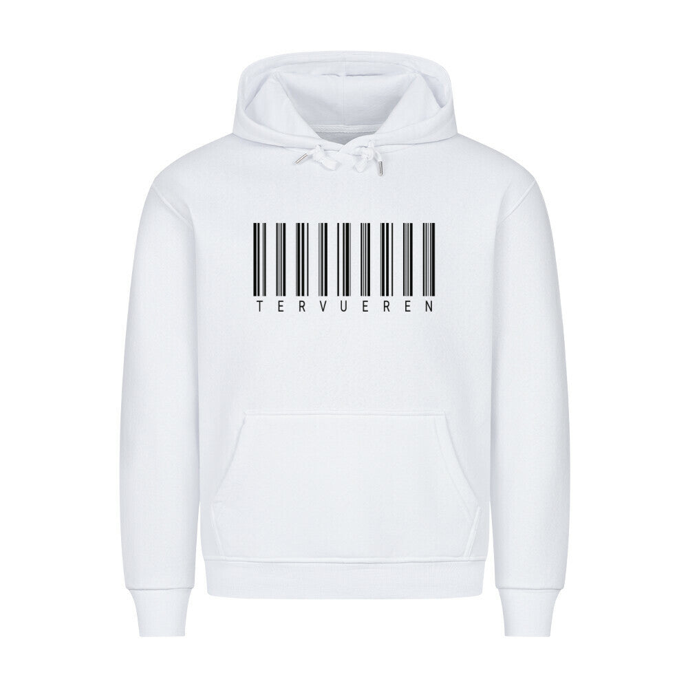 Premium Hoodie "Tervueren - Scan" Weiß – hunde-shirt.de