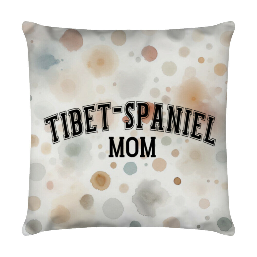 Kissen "Tibet Spaniel - MOM" Weiß – hunde-shirt.de