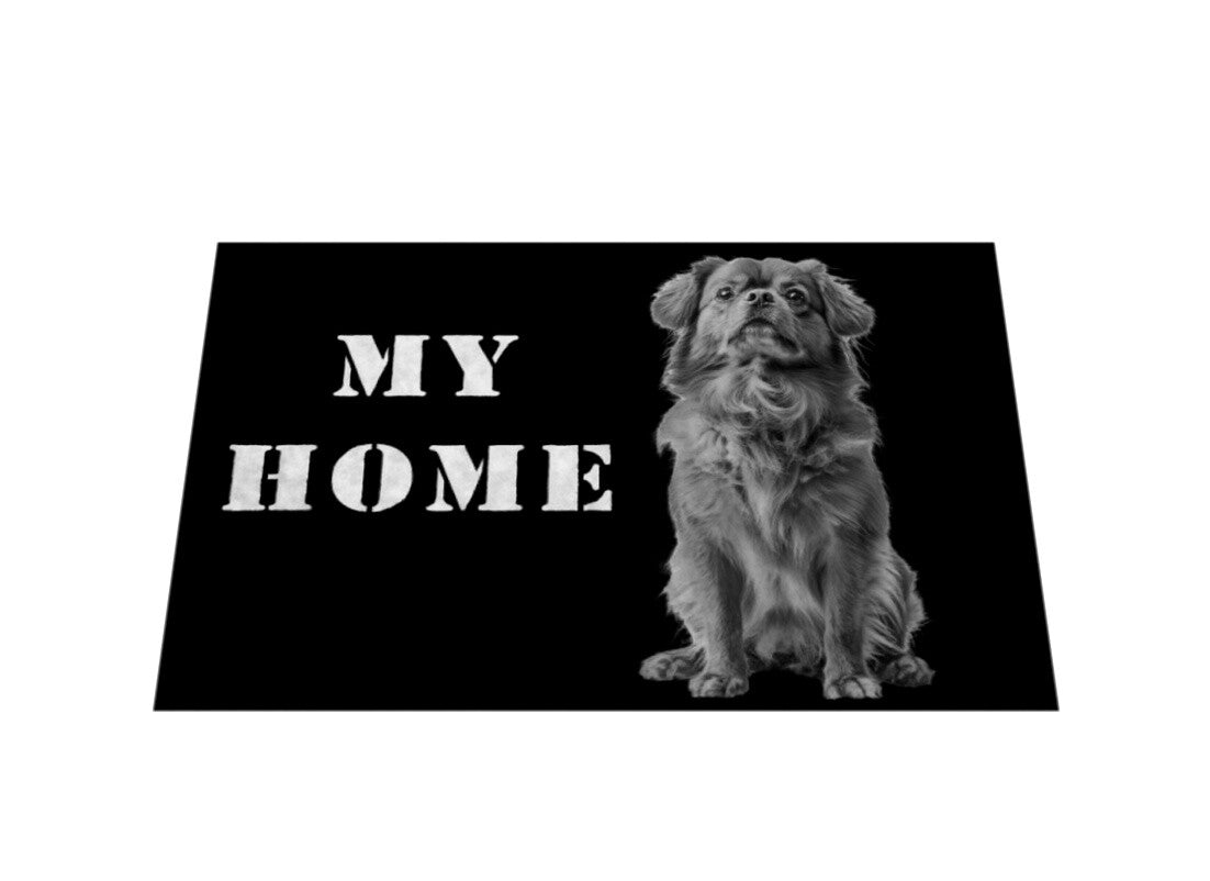 Fußmatte "Tibet Spaniel - MY HOME" – hunde-shirt.de