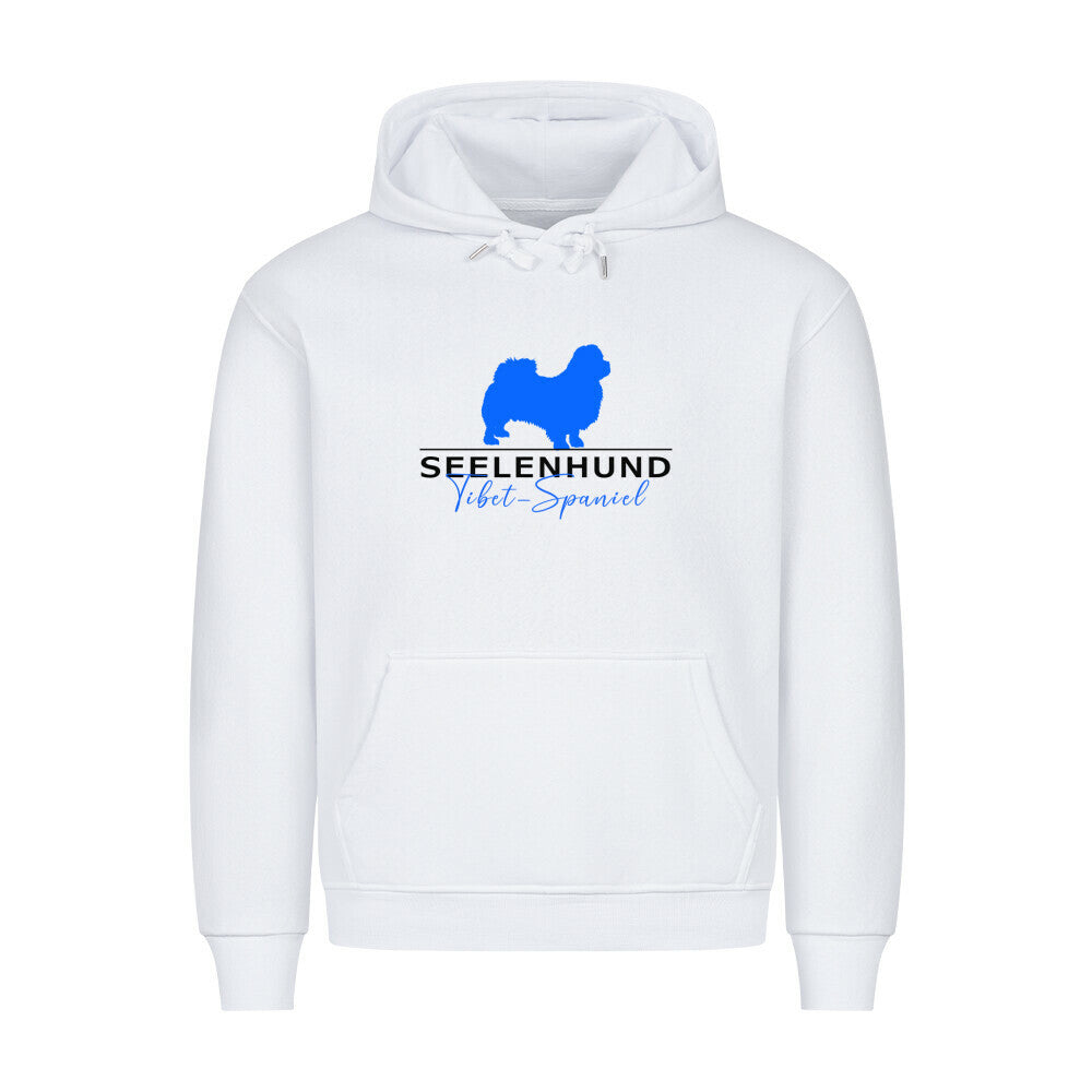 Premium Hoodie "Tibet Spaniel - Seelenhund" Weiß – hunde-shirt.de