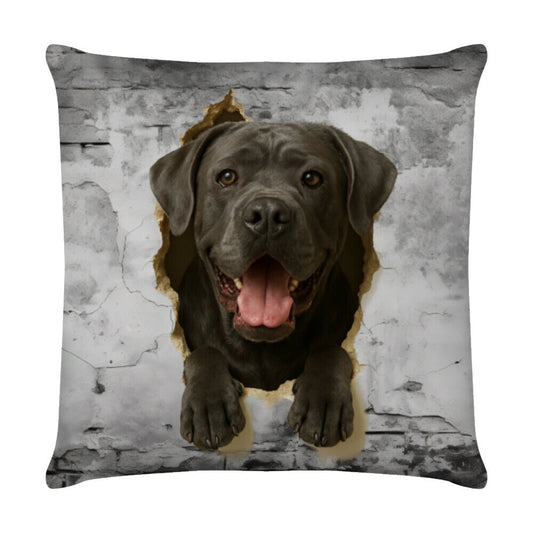 Kissen "Cane Corso - Wall II" Weiß – hunde-shirt.de