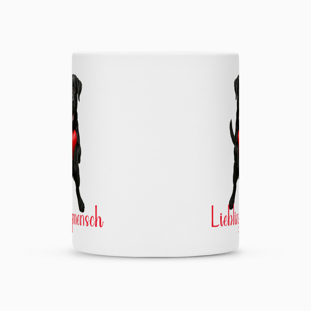 Tasse "Labrador schwarz - Lieblingsmensch" – hunde-shirt.de