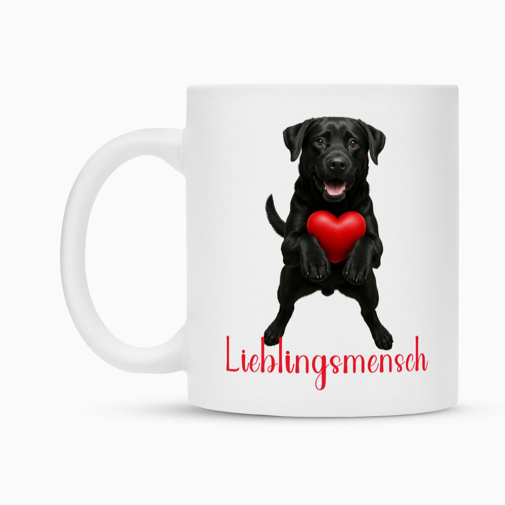 Tasse "Labrador schwarz - Lieblingsmensch" – hunde-shirt.de