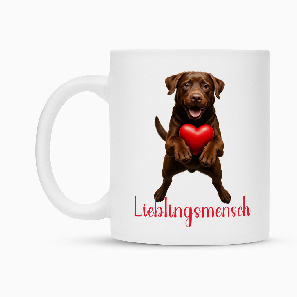Tasse "Labrador braun - Lieblingsmensch" – hunde-shirt.de