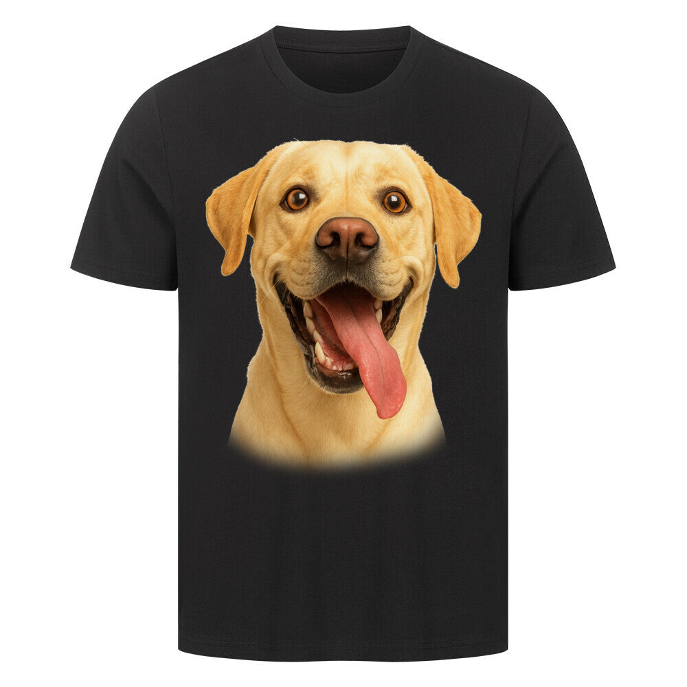 Premium T-Shirt "Labrador - Crazy" Schwarz – hunde-shirt.de