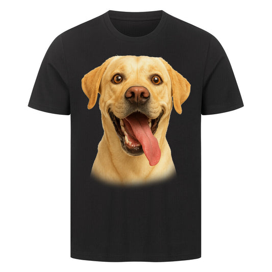 Premium T-Shirt "Labrador - Crazy" Schwarz – hunde-shirt.de