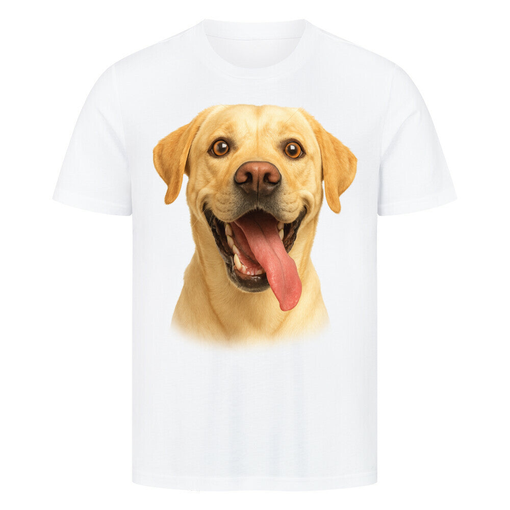 Premium T-Shirt "Labrador - Crazy" Weiß – hunde-shirt.de
