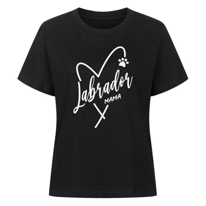 Premium Damen-Shirt "Labrador - Mama" Schwarz – hunde-shirt.de