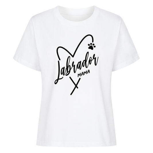 Premium Damen-Shirt "Labrador - Mama" Weiß – hunde-shirt.de