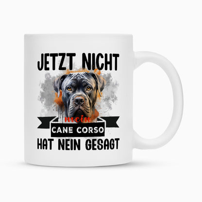 Tasse "Cane Corso - NEIN!" Weiß – hunde-shirt.de