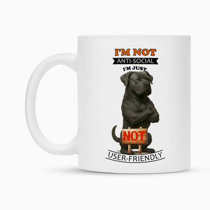 Tasse "Cane Corso - Anti-Social II" – hunde-shirt.de