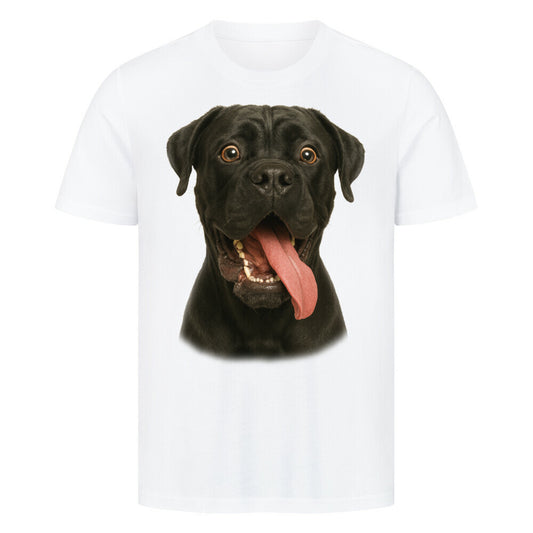 Premium T-Shirt "Cane Corso - Crazy" Weiß – hunde-shirt.de