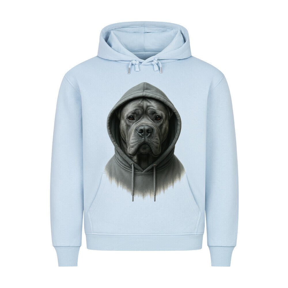 Premium Hoodie "Cane Corso - Hooded" Babyblau – hunde-shirt.de