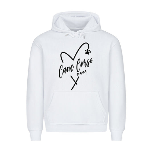 Premium Hoodie "Cane Corso - Mama" Weiß – hunde-shirt.de