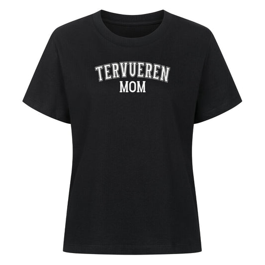 Premium Damen-Shirt "Tervueren - MOM" Schwarz – hunde-shirt.de