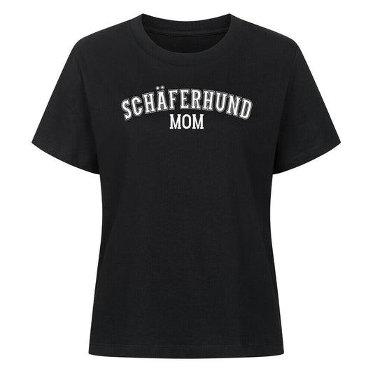 Premium Damen-Shirt "Schäferhund - MOM" Schwarz – hunde-shirt.de