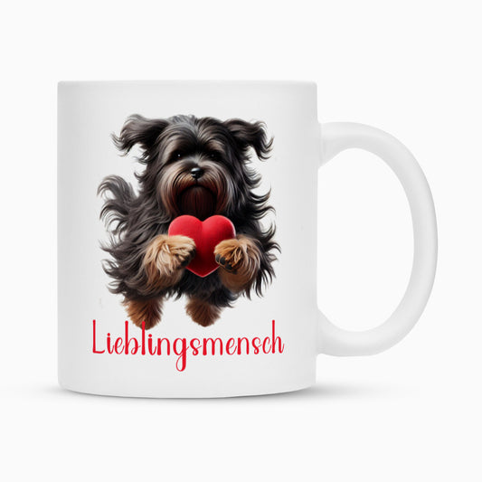 Tasse "Tibet Terrier - Lieblingsmensch II" Weiß – hunde-shirt.de