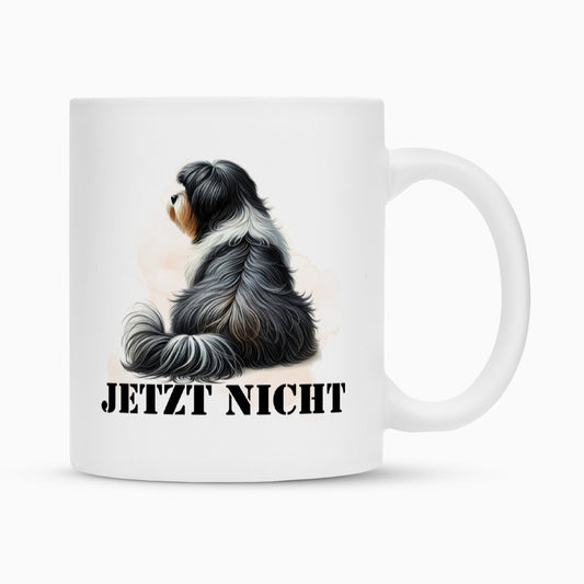 Tasse "Tibet Terrier - JETZT NICHT" Weiß – hunde-shirt.de