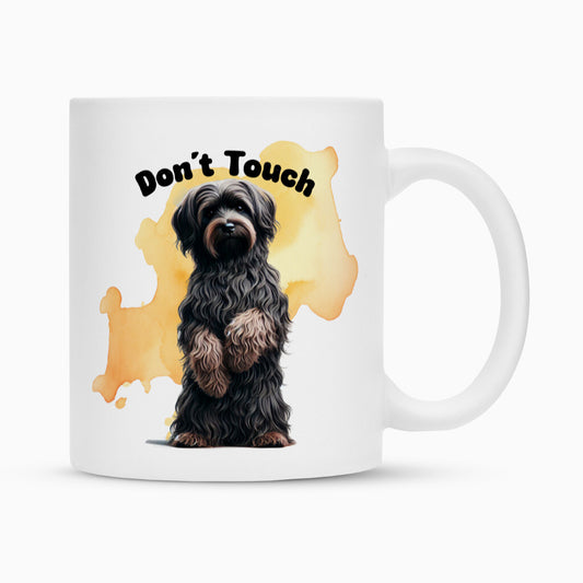 Tasse "Tibet Terrier - Don´t touch" Weiß – hunde-shirt.de