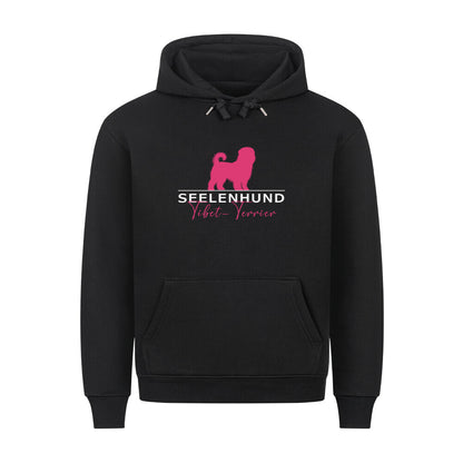 Premium Hoodie "Tibet Terrier - Seelenhund" Schwarz – hunde-shirt.de