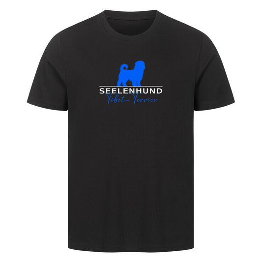 Premium T-Shirt "Tibet Terrier - Seelenhund" Schwarz – hunde-shirt.de