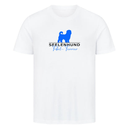 Premium T-Shirt "Tibet Terrier - Seelenhund" Weiß – hunde-shirt.de